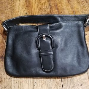 Vintage Leather Hobo International Shoulder Bag